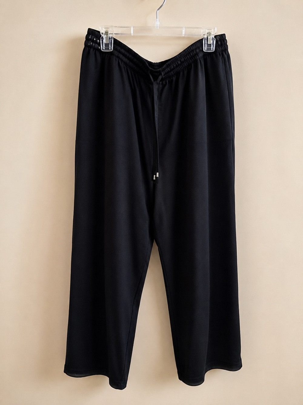 Women’s  Black Drawstring Jogger Pants - Casual Comfort